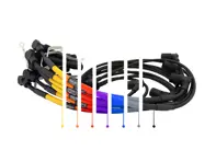 Ignition HT Lead Hi-Performance Set for 6-cylinder. Porsche 911 Carrera 3.2L / 965 Turbo - 114860211, 114860212, 114860213, 114860214, 114860216, 114860217, 114860218, 11486021